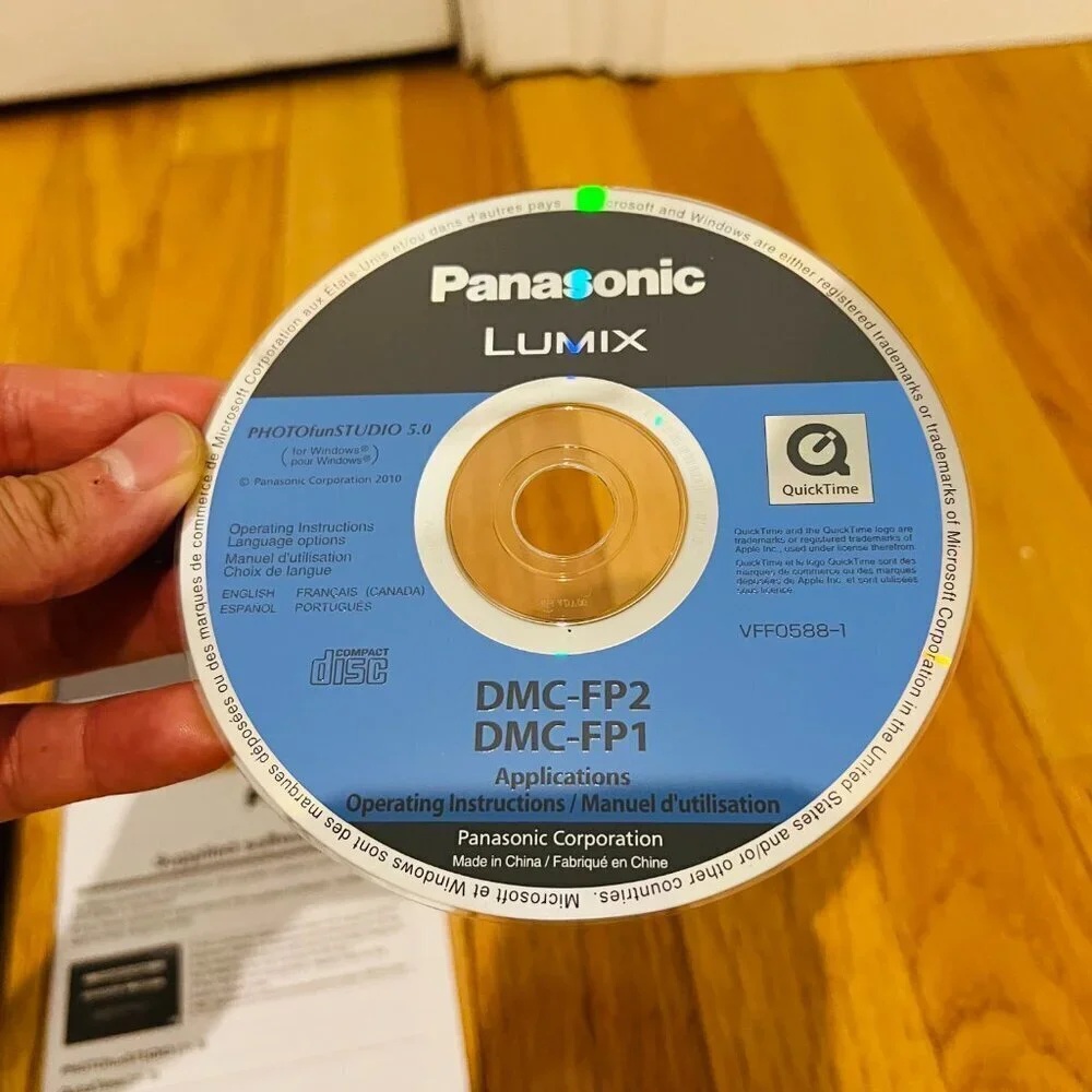 Vintage Panasonic Lumix Digital Camera Bundle Set